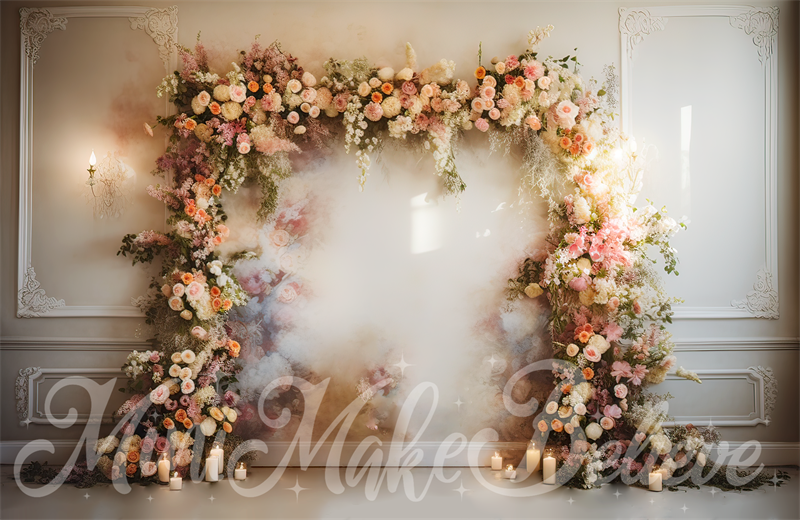 Kate Flower Arch Room Wedding Backdrop Designed by Mini MakeBelieve -UK