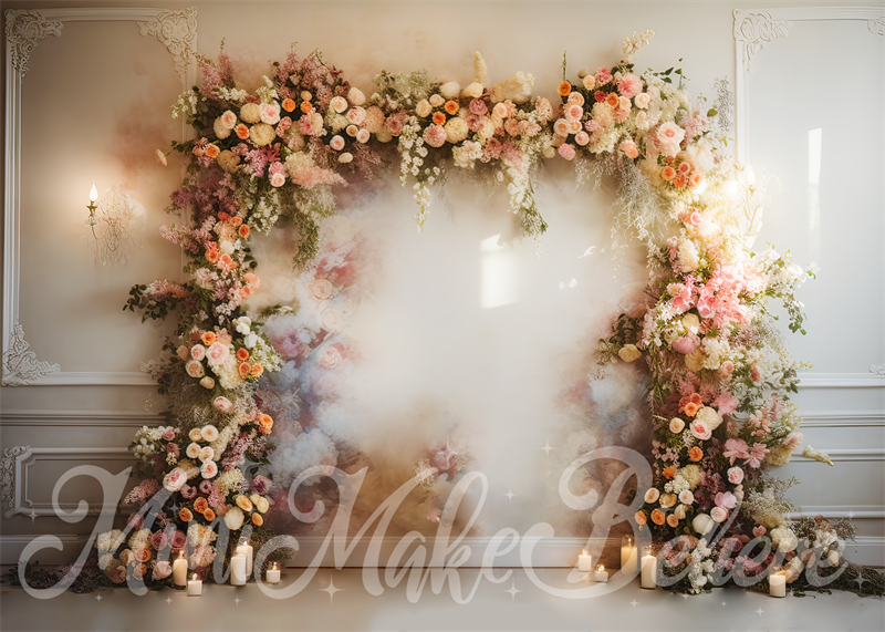 Kate Flower Arch Room Wedding Backdrop Designed by Mini MakeBelieve