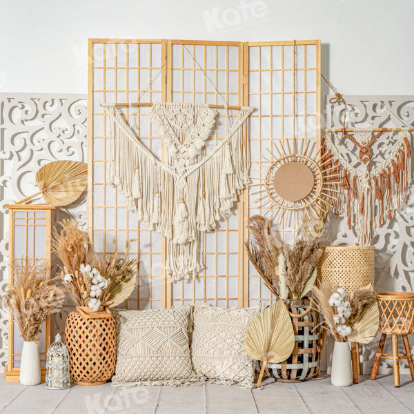 Kate Boho Wood Screen Backdrop Designed by Emetselch -UK