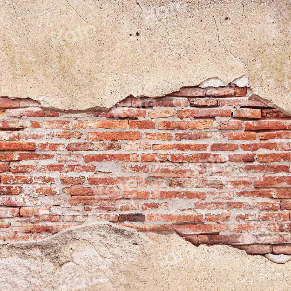 Kate Old Red Brick Wall Backdrop Designed by Kate Image -UK