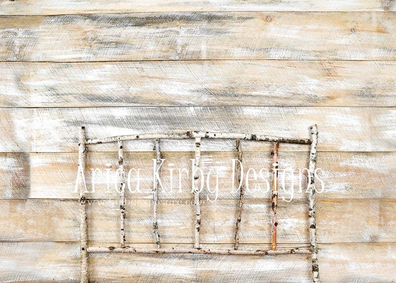 Kate Retro Wood Wall Birchbed Simple Headboard Backdrop designed by Arica Kirby -UK