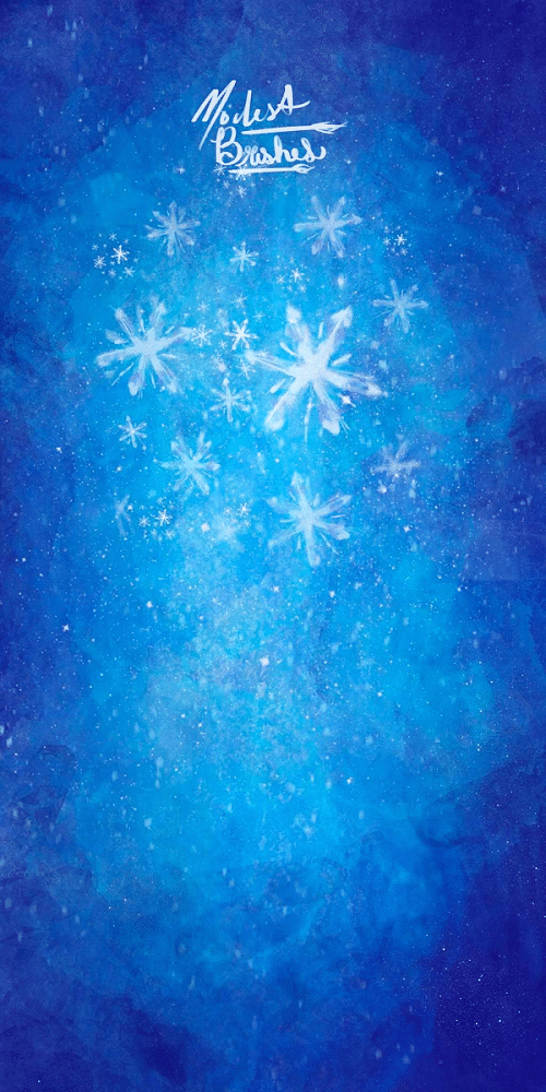 Kate Sweep Backdrop Ice Queen Designed by Modest Brushes