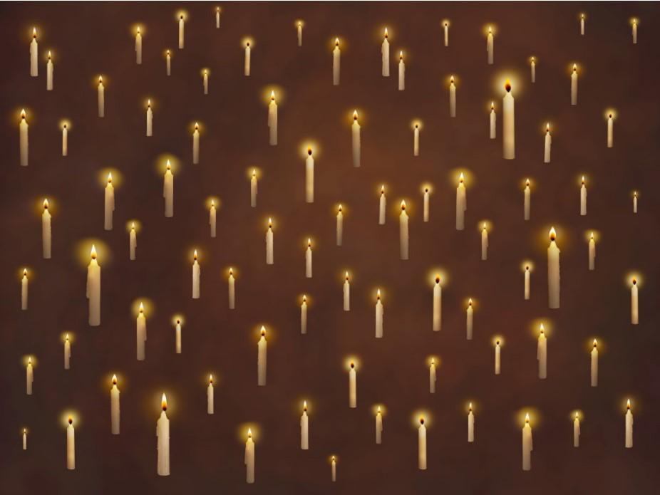 Kate Floating Candle Backdrop for Photography Designed by Mini MakeBelieve -UK