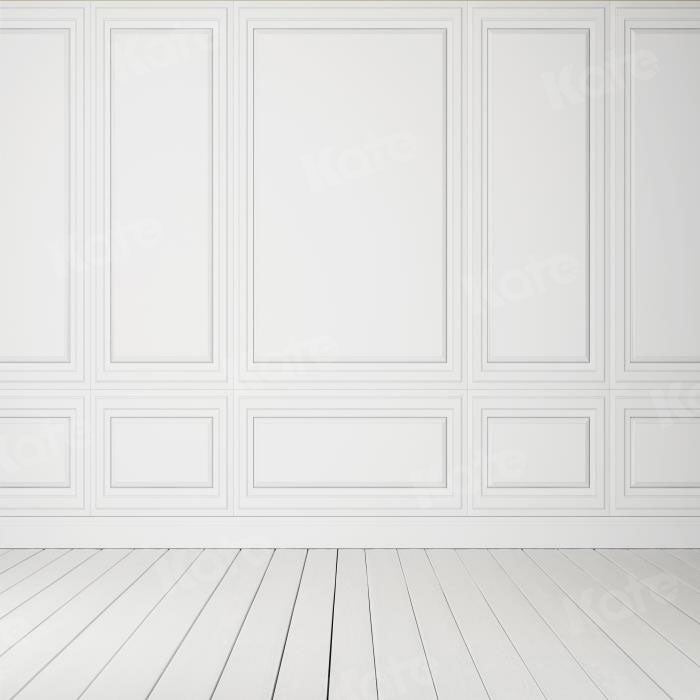 Kate White Wood Wall Door Photography Backdrops Newborn Baby