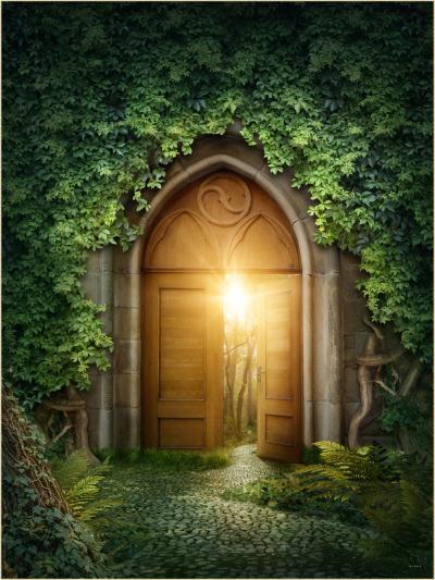 Kate Children Tree House Door Backdrop for Photography - Kate backdrops UK