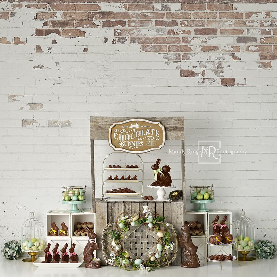 Kate Easter Chocolate Bunnies Backdrop Designed by Mandy Ringe Photography -UK