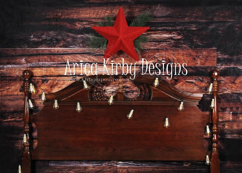 Kate Christmas Wood Wall Headboard Backdrop designed by Arica Kirby -UK