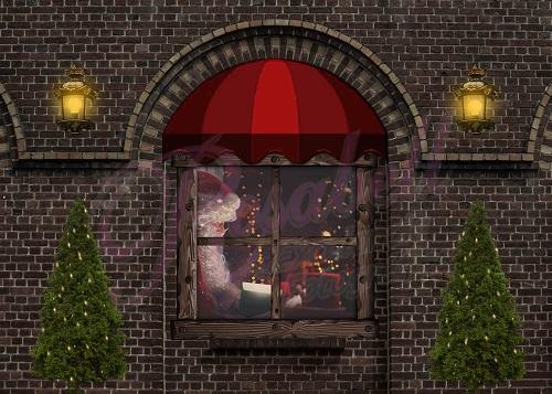 Kate Christmas Window Backdrop Designed by Rosabell Photography -UK