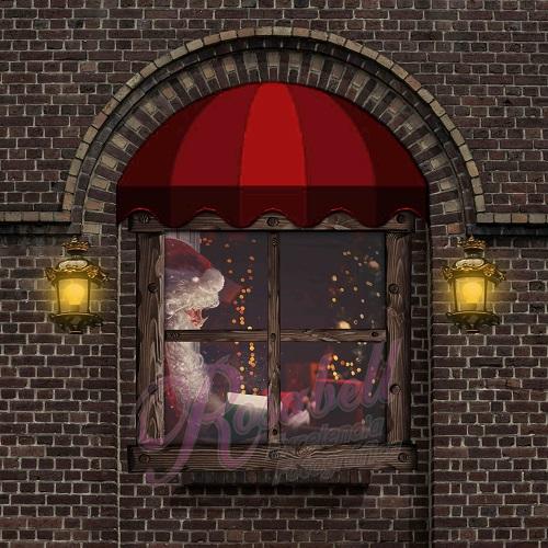 Kate Christmas Window Backdrop Designed by Rosabell Photography -UK
