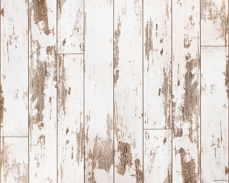 Kate Vintage White Distressed Wood Rubber Floor Mat for Newborn Baby - Kate backdrop UK