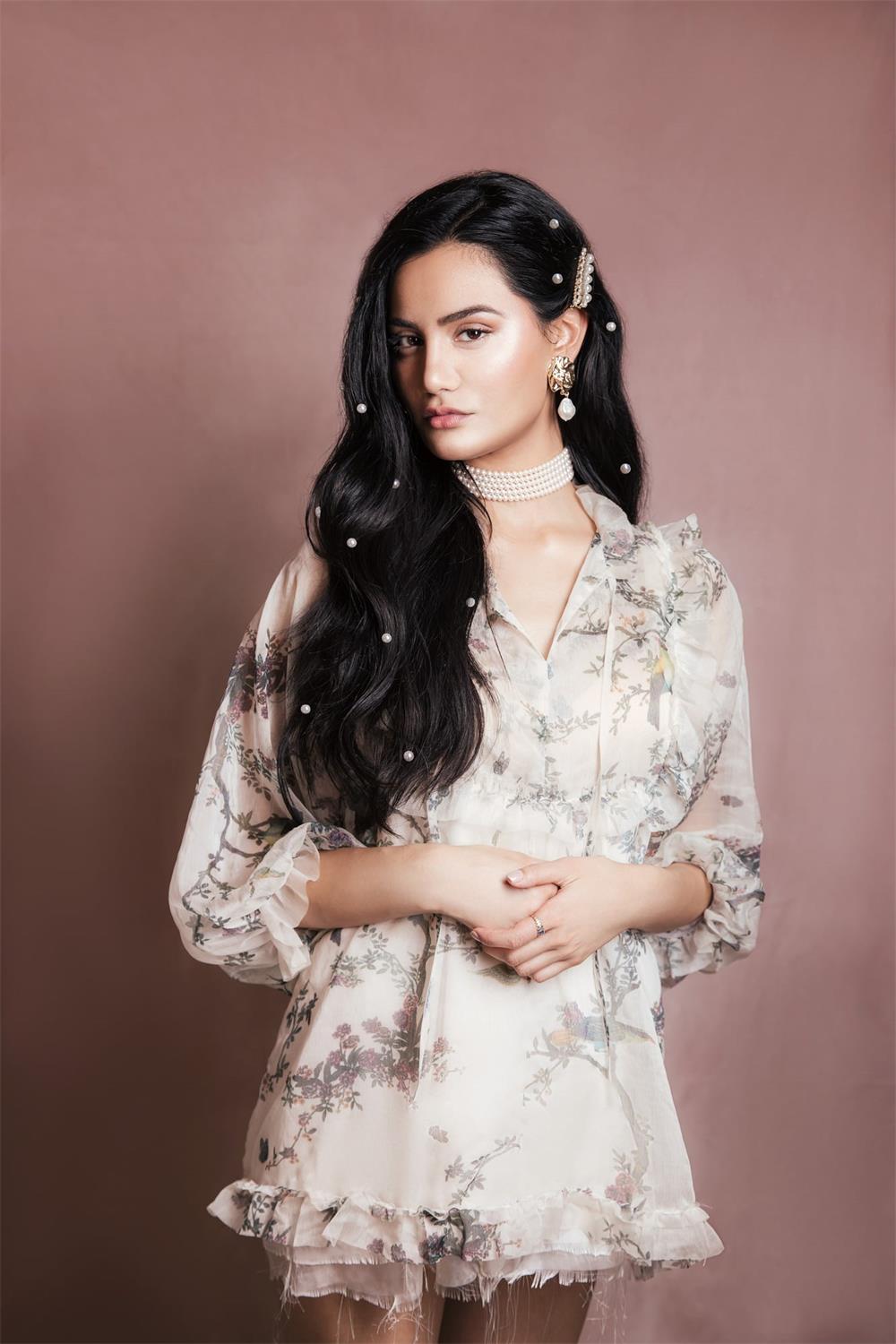 Kate Pink Tones Fine Art Abstract Backdrop designed by Veronika Gant -UK