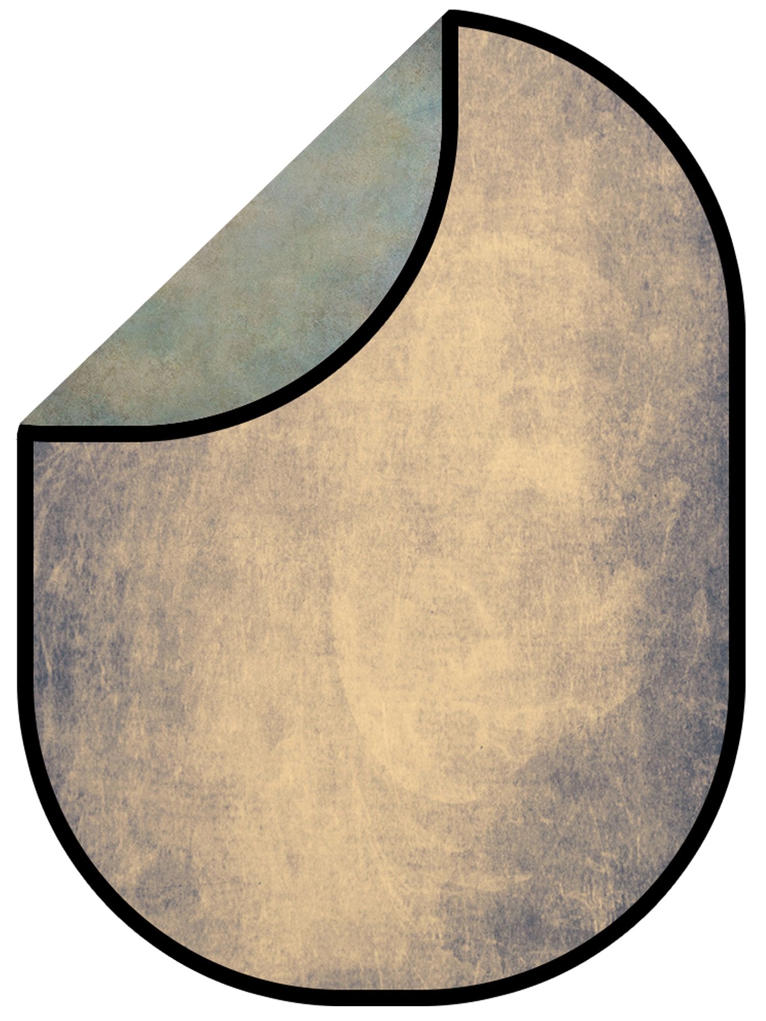 Kate Like Rusty Iron/Brown Texture Collapsible Backdrop Photography 5X6.5ft(1.5x2m) -UK