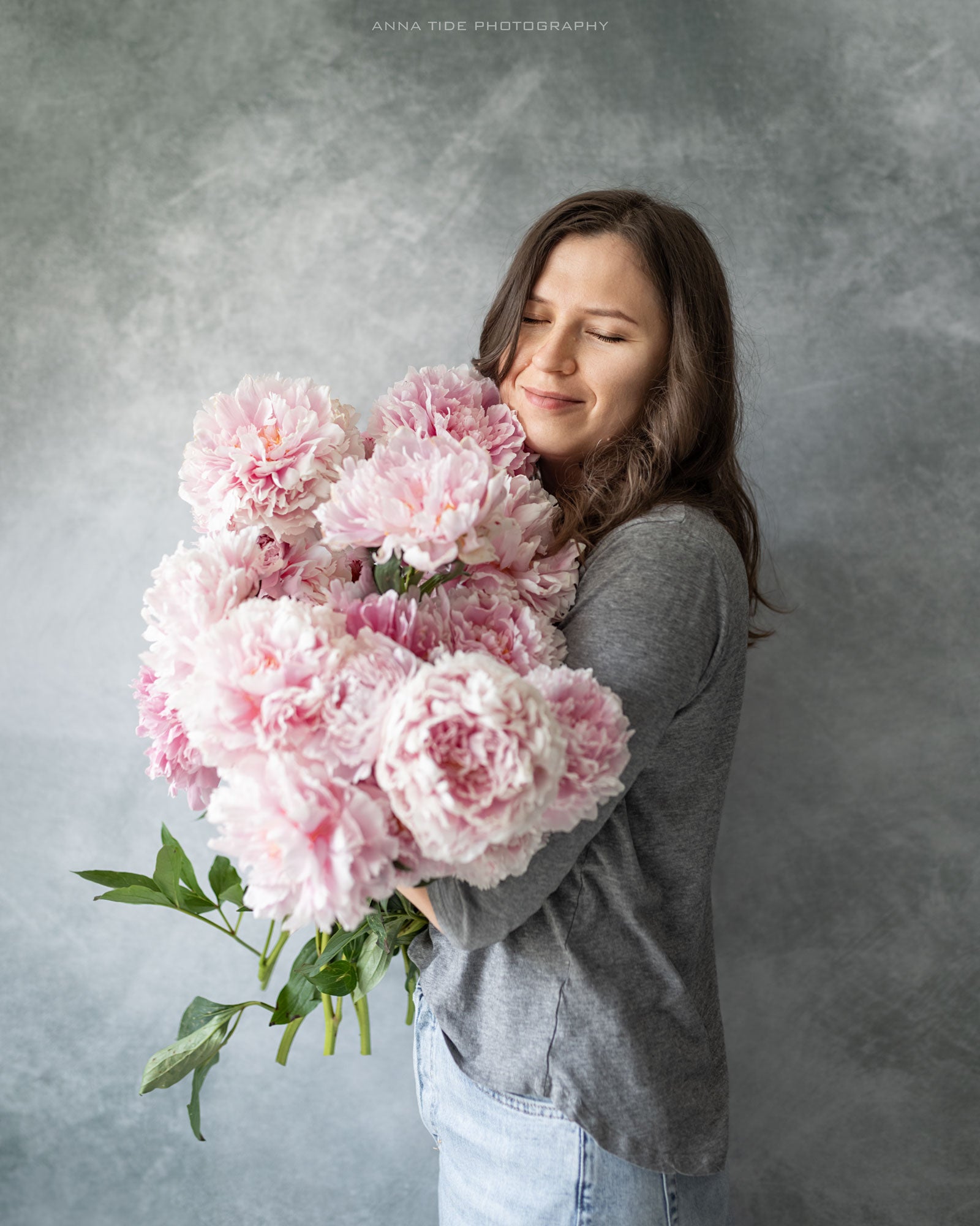 Kate Dark Brown Abstract Texture/Silver Grey Texture Collapsible Backdrop Photography 5X6.5ft(1.5x2m) -UK