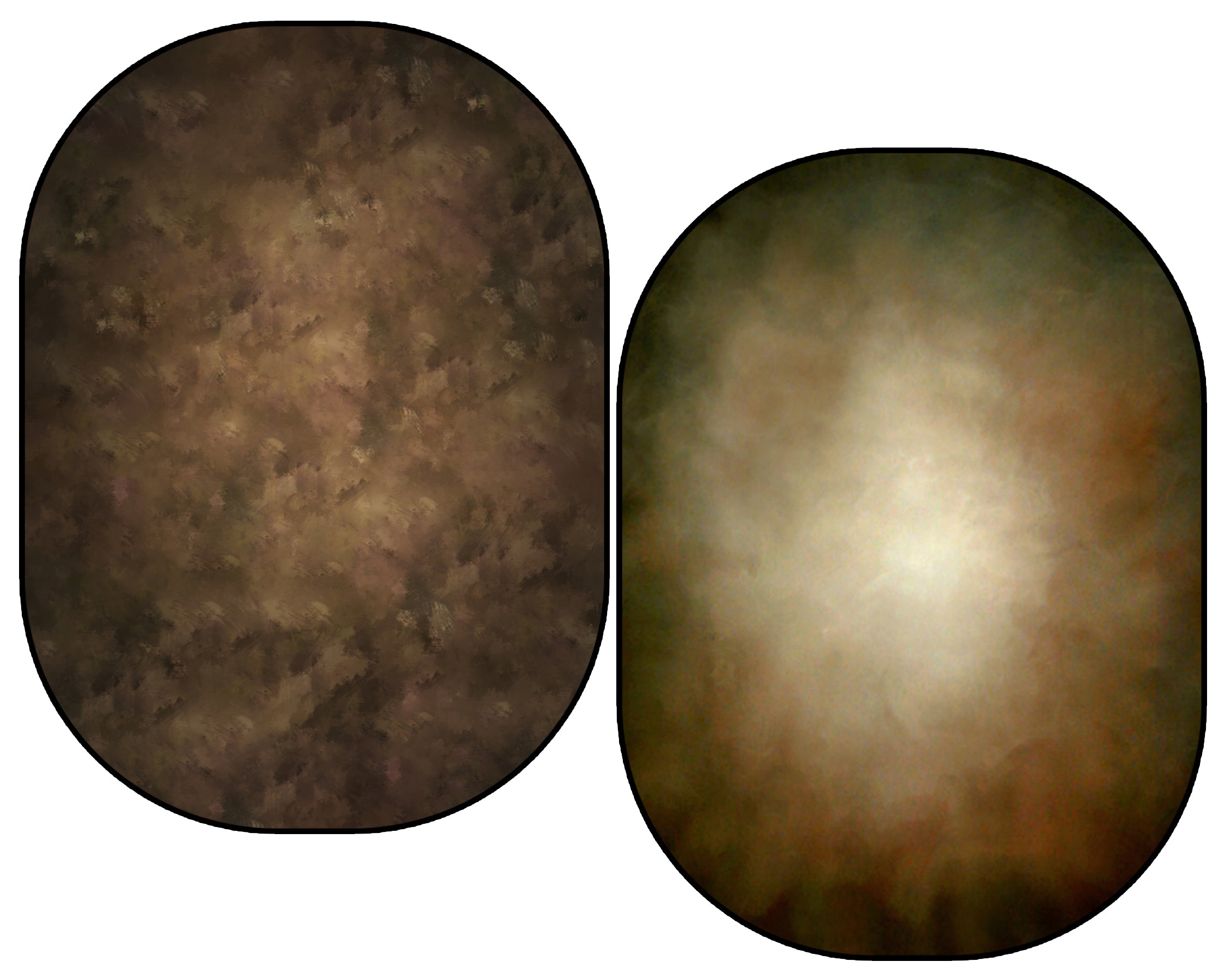 Kate Deep Brown/Light Brown Collapsible Backdrop Photography 5X6.5ft(1.5x2m) -UK