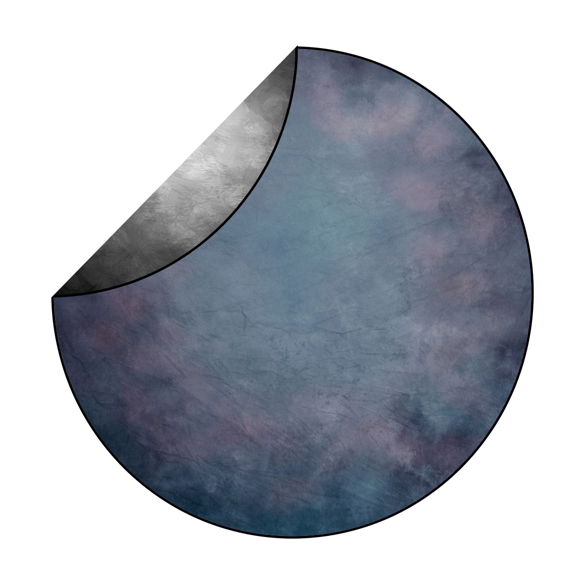 Kate Fine Art/Grey Abstract Mixed Round Collapsible Backdrop for Baby Photography 5X5ft(1.5x1.5m)