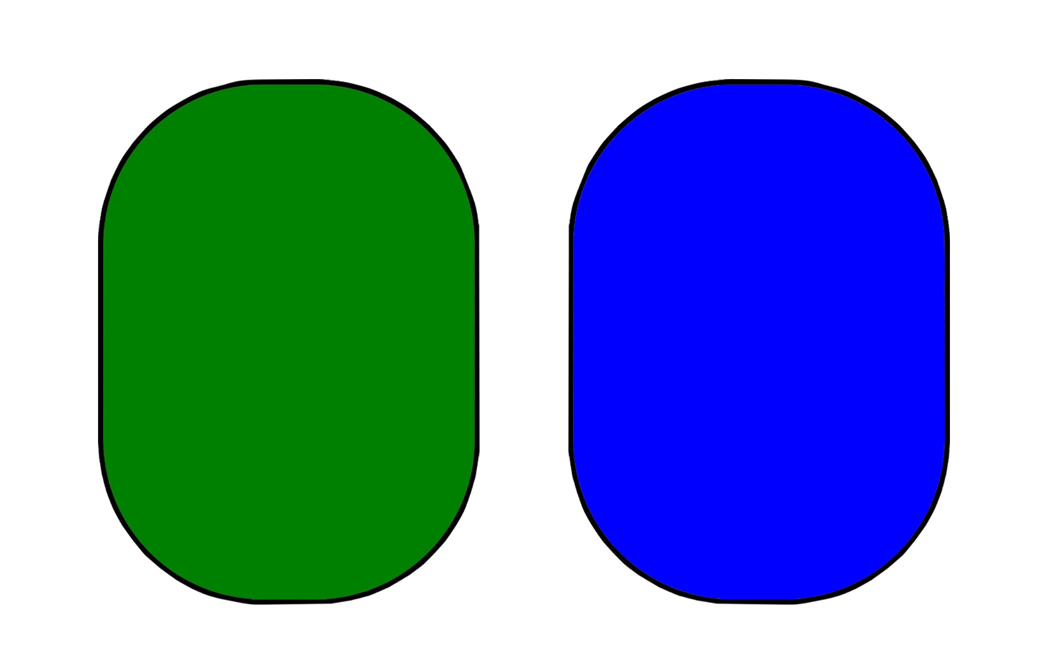 Kate Solid Green/Blue Solid Collapsible Backdrop Photography 5X6.5ft(1.5x2m) -UK
