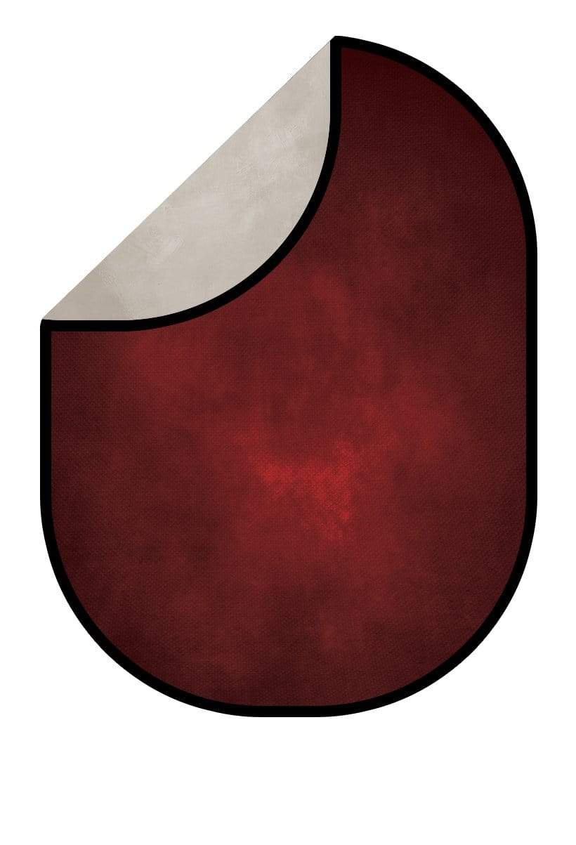 Kate Dark Red Wine / Fine Art Solid Tones Collapsible Backdrop Photography 5X6.5ft(1.5x2m) -UK