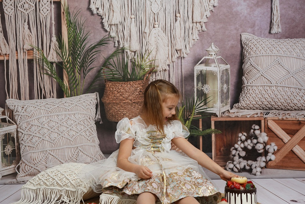 Kate Boho Mother's Day Pillows Backdrop Designed by Emetselch -UK