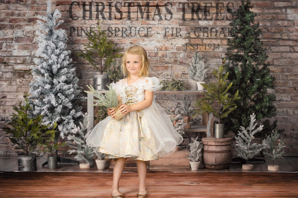 Kate Christmas Farm Fresh Tree Backdrop Designed by Mandy Ringe Photography -UK