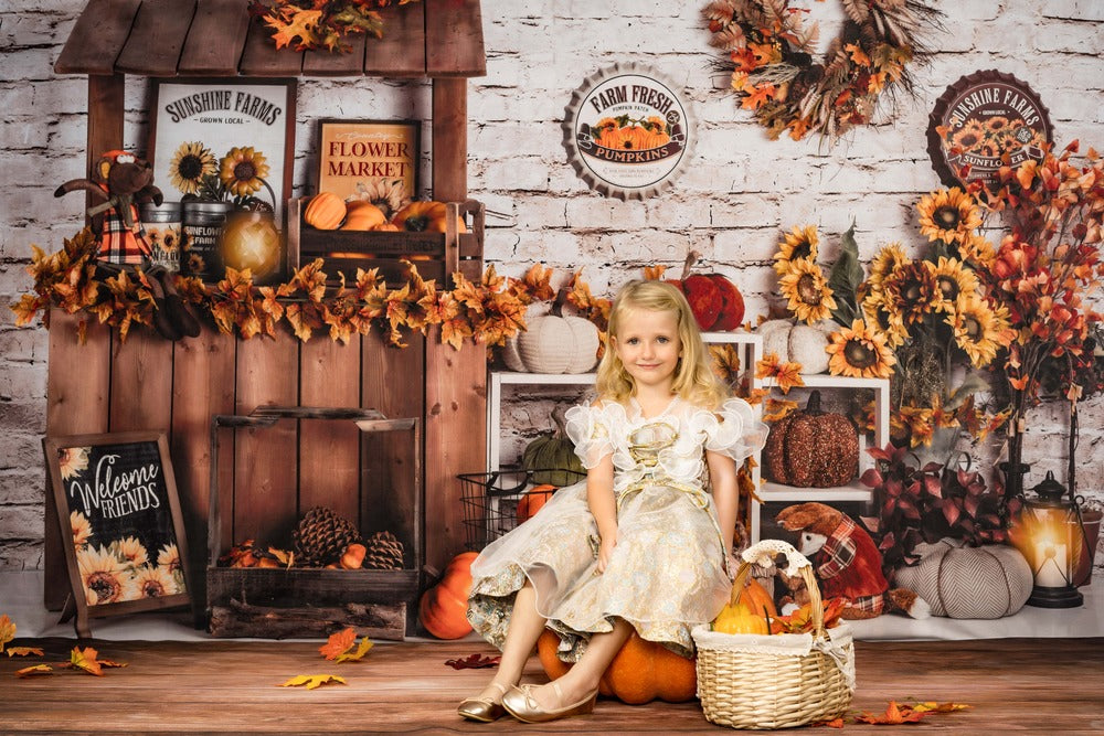 Kate Autumn Market Thanksgiving Backdrop Designed By Rose Abbas -UK