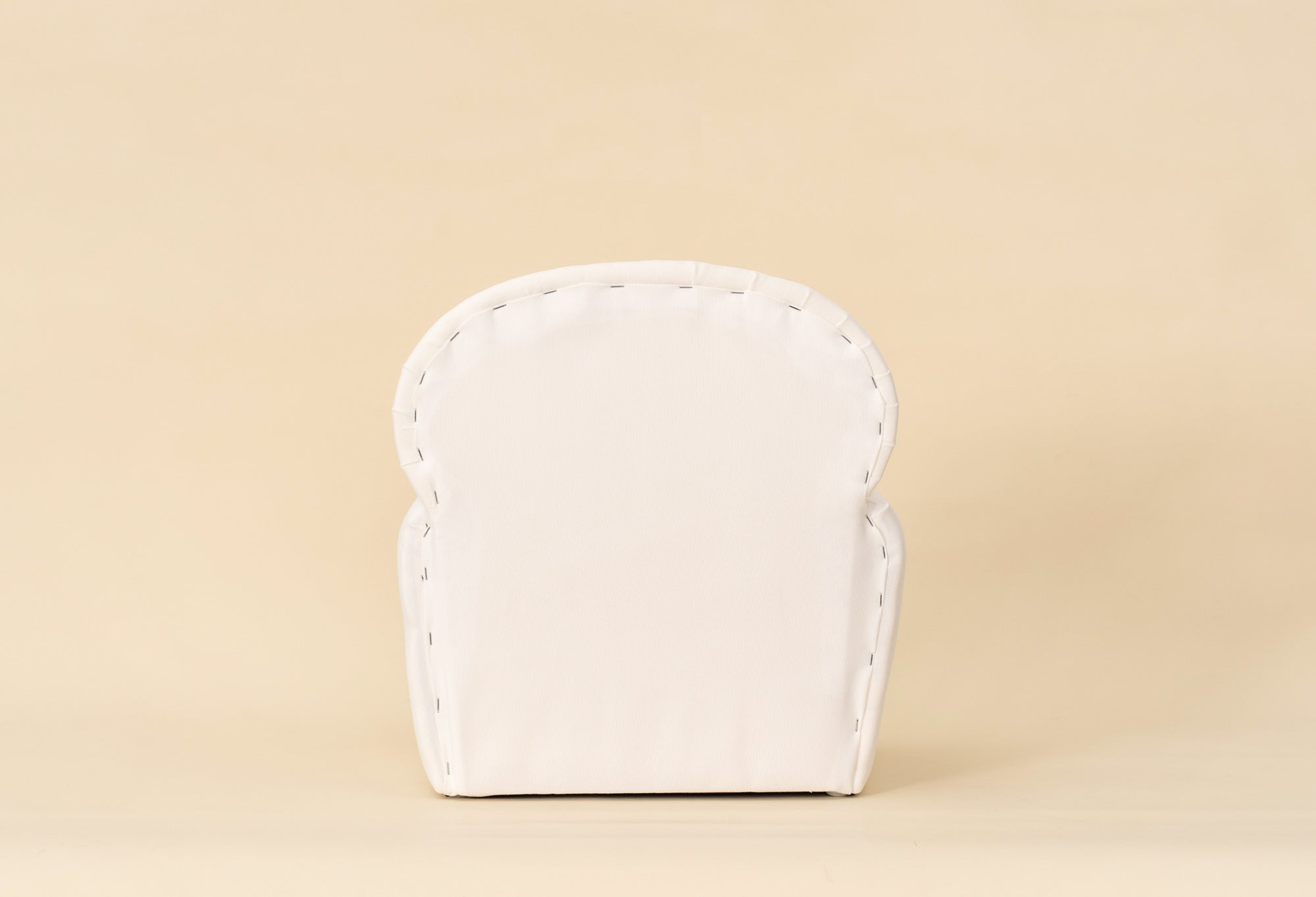 Kate White Mini Fabric Sofa with Rivet Newborn Props for Photography -UK