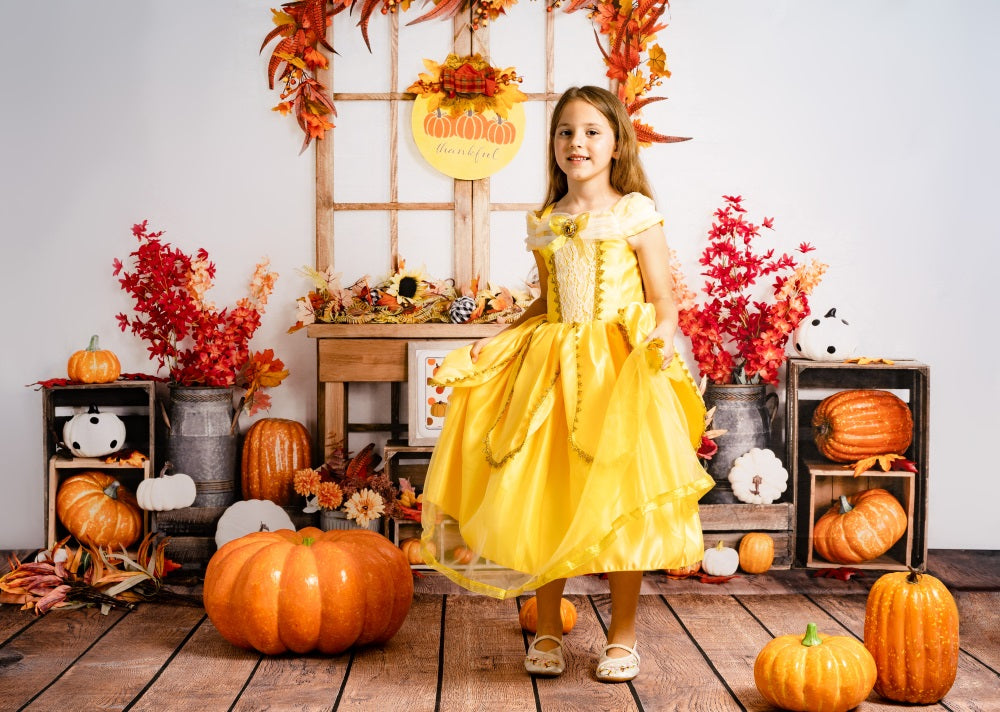 Kate Autumn Thanksgiving Leaves Backdrop Designed by Uta Mueller Photography -UK