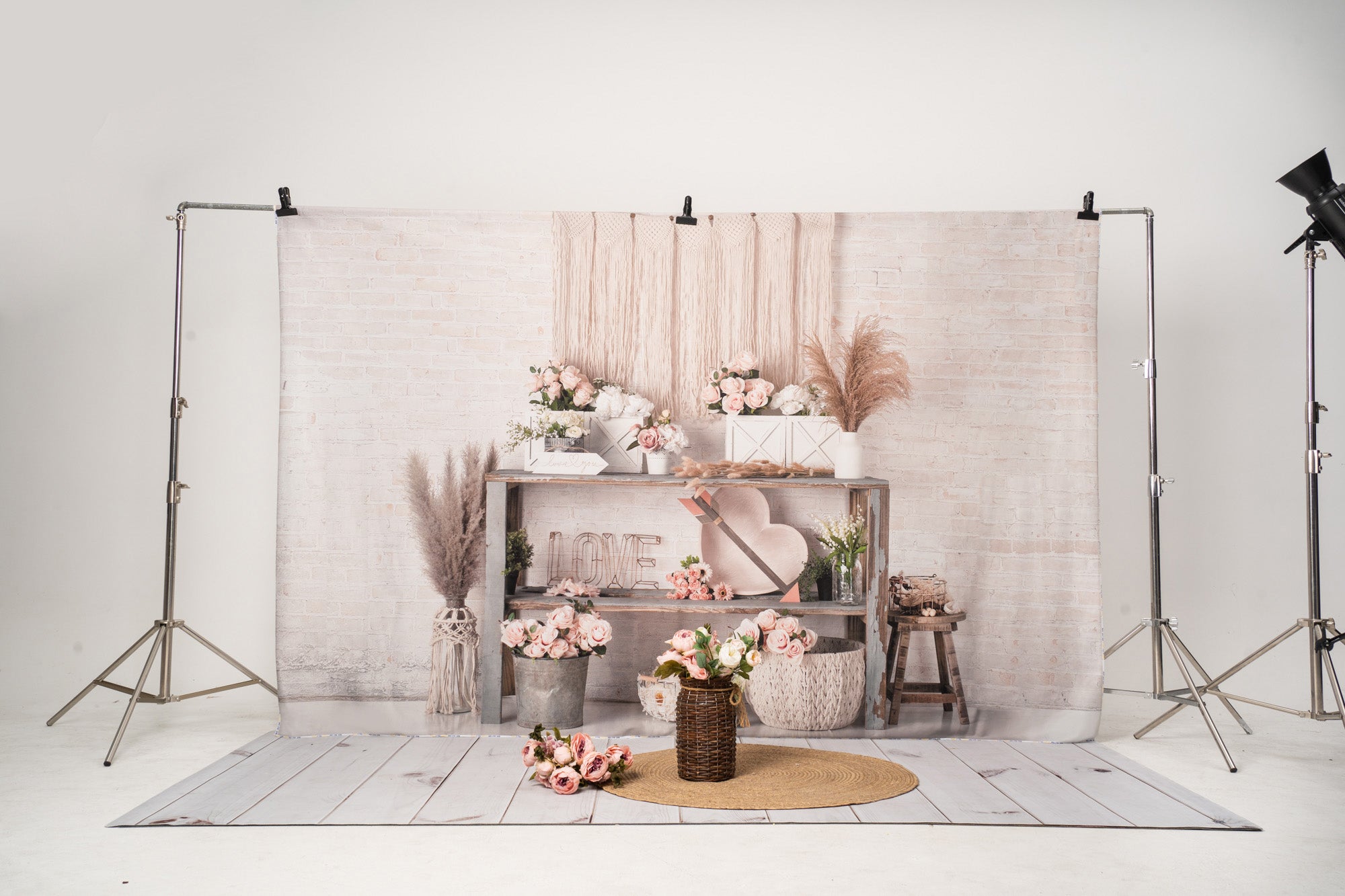 Kate Boho Valentine's Day/Spring Backdrop Designed by Mandy Ringe Photography -UK