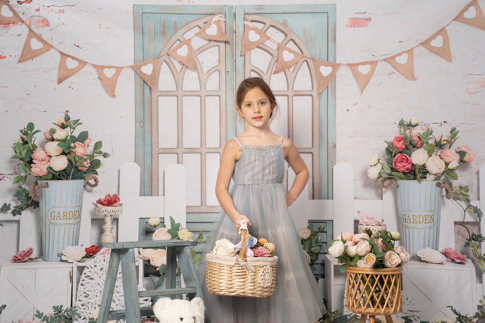 Kate Spring/Easter Flowers Backdrop Designed by Emetselch -UK