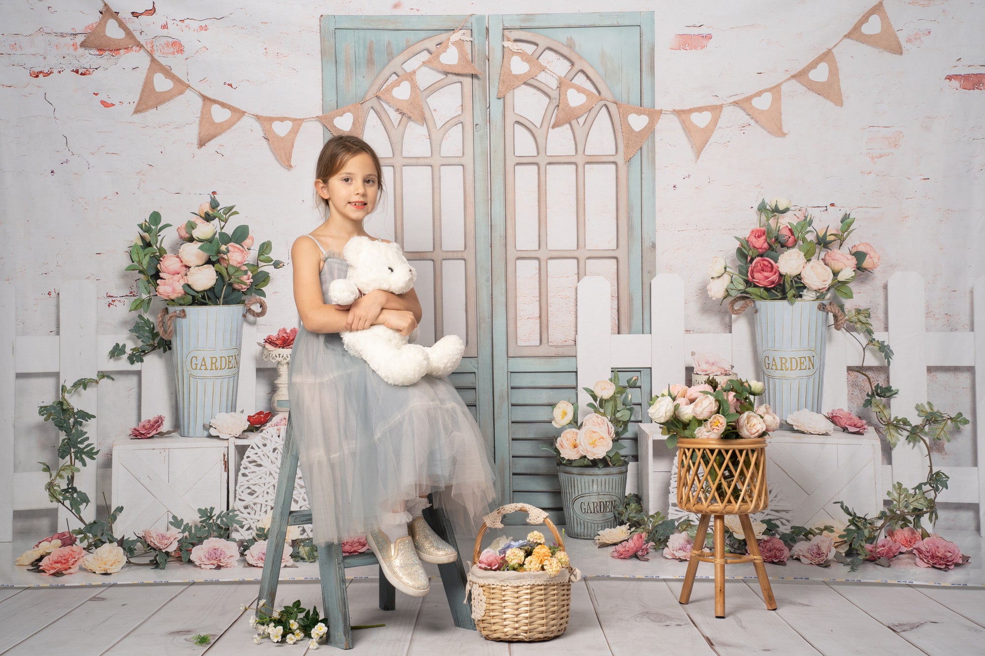 Kate Spring/Easter Flowers Backdrop Designed by Emetselch -UK