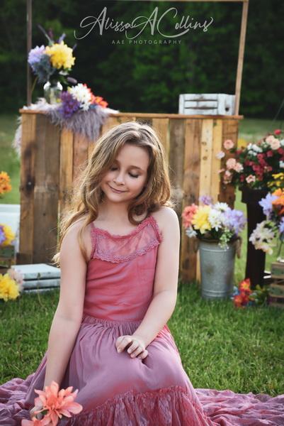 Kate Summer Backdrop Flower Stand Designed by AAE Photography -UK