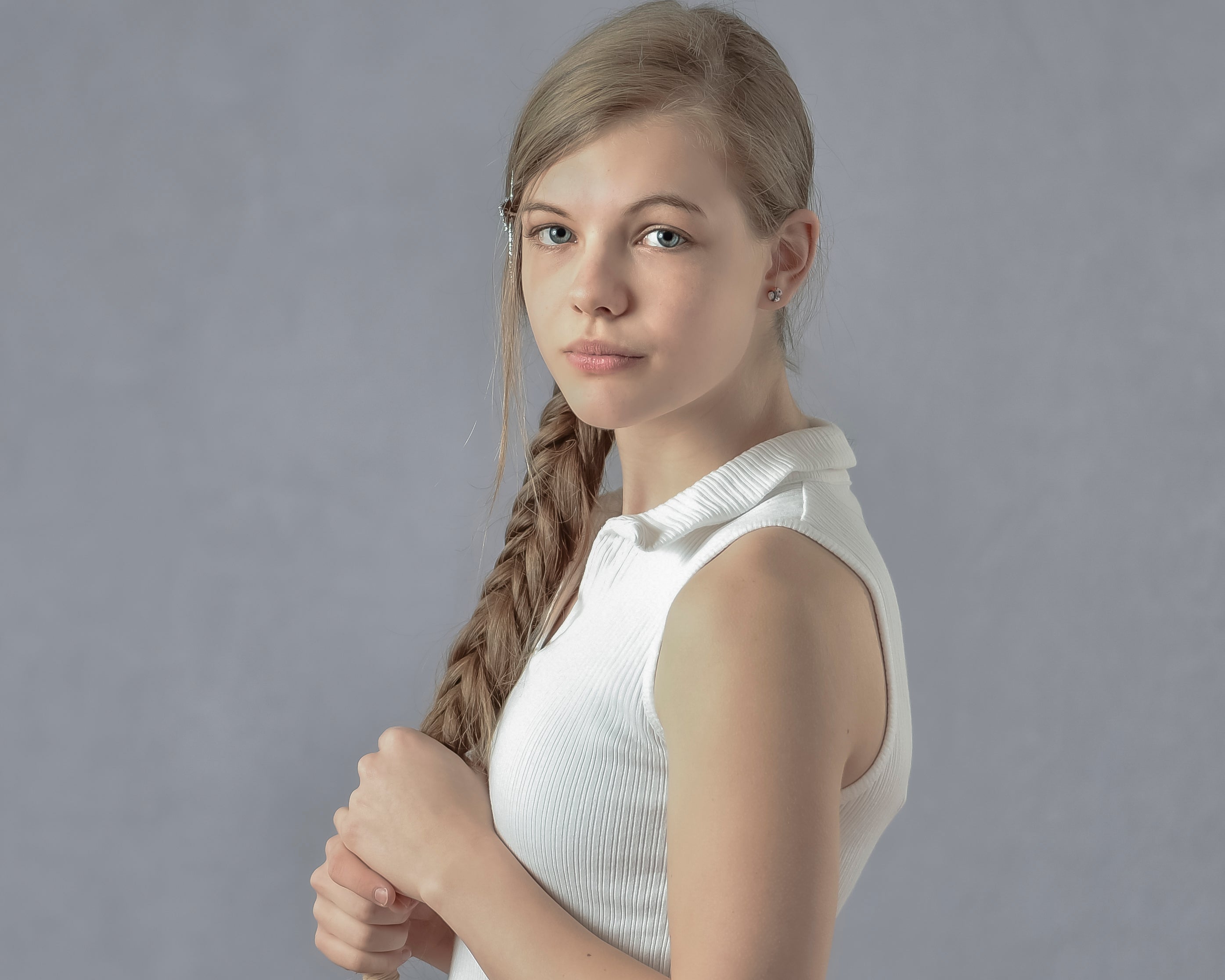 Kate Light Grey Abstract Texture Backdrop for Photography -UK