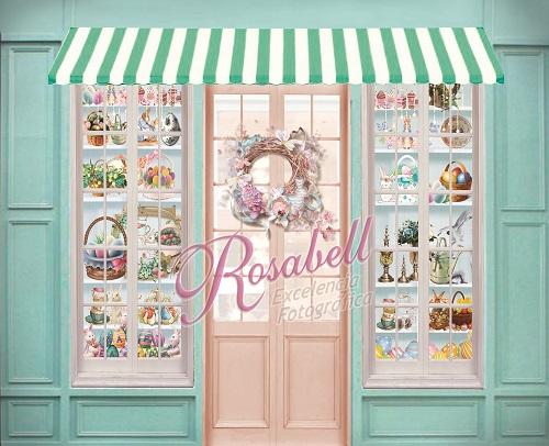 Kate Easter Shop Backdrop Designed by Rosabell Photography -UK