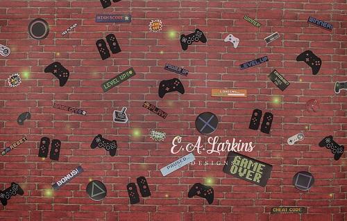 Kate Game On Brick Backdrop for Photography Designed By Erin Larkins -UK