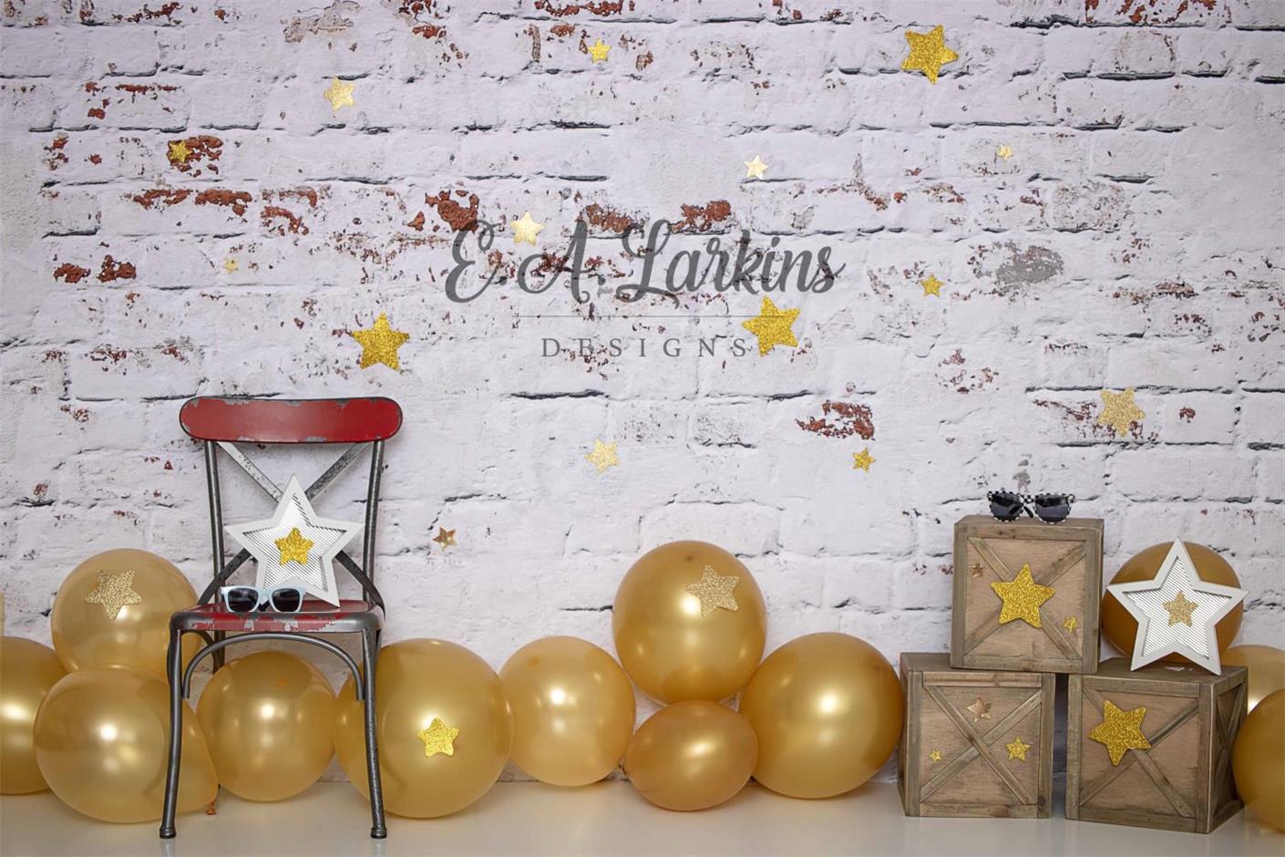 Birthday Rock Star Children Backdrop