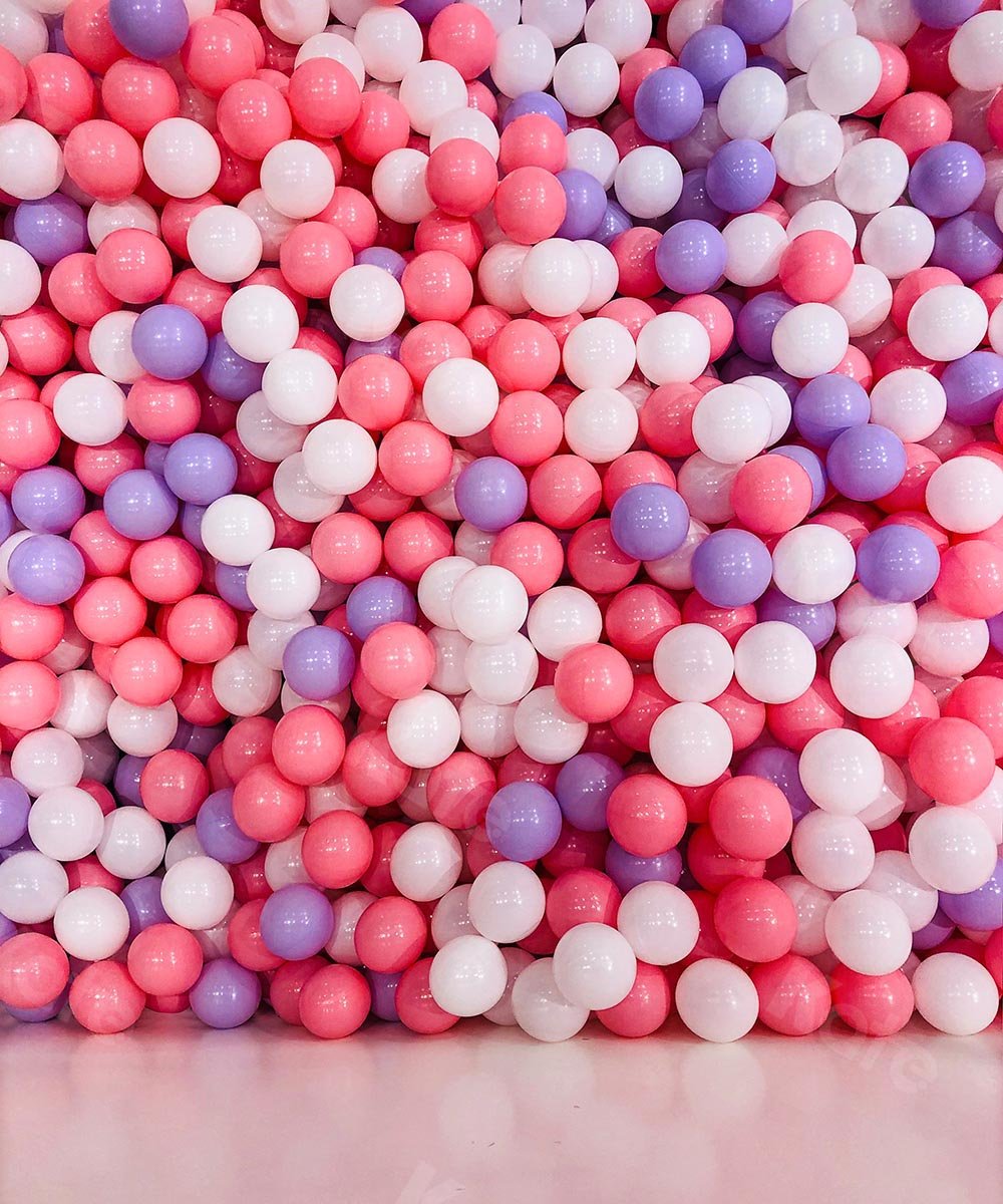 Kate Cake Smash Balloon Wall White Floor Backdrop Designed by Emetselch -UK