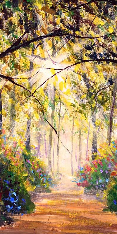Kate Fine Art Grove Path Spring Autumn Backdrop Designed by GQ -UK