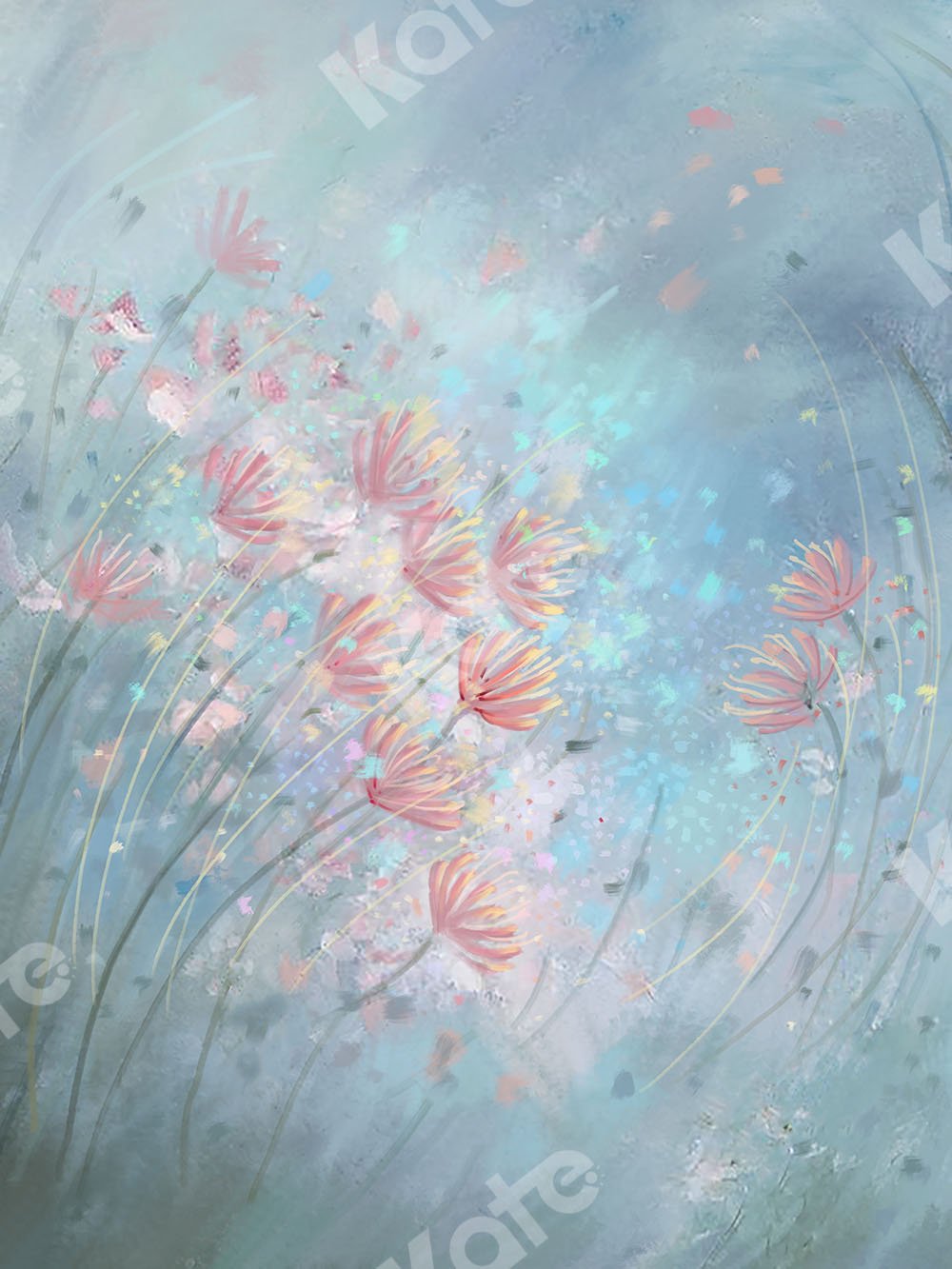 Kate Fine Art Backdrop Flowers Cake Smash Designed by GQ -UK