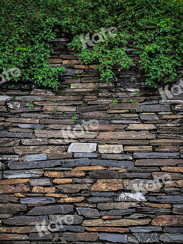 Kate Stone Wall Backdrop Green Vine Designed by Emetselch -UK