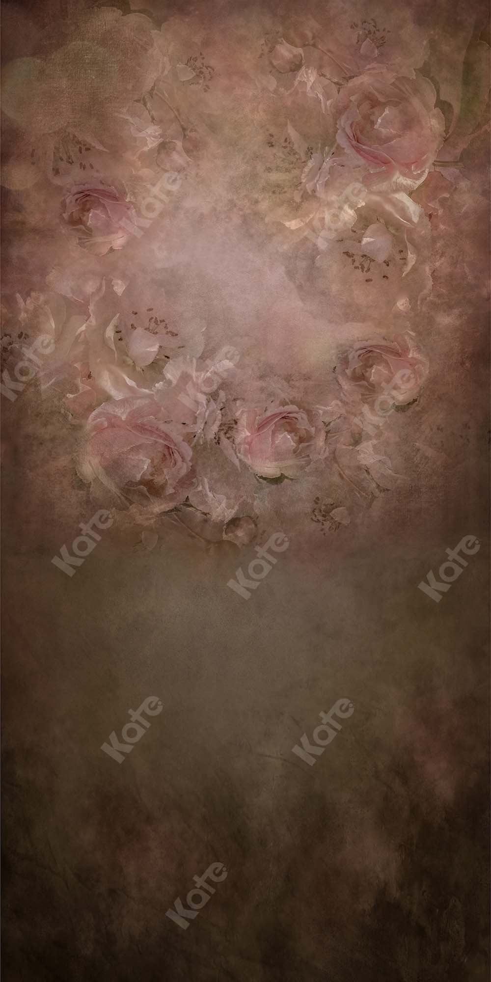 Kate Sweep Fine Art Retro Florals Roses Backdrop for Photography -UK