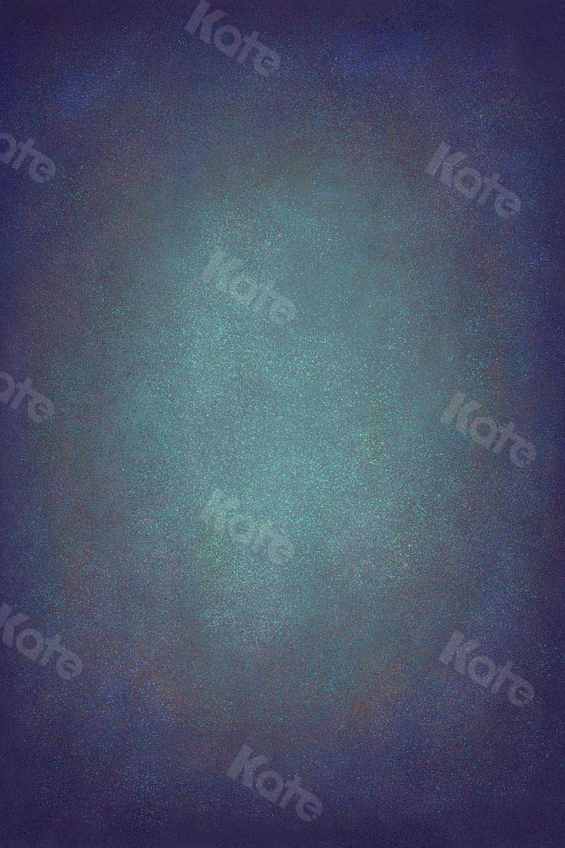 Kate Abstract Blue Green Purple Aquamarine Grainy Textured Backdrop -UK