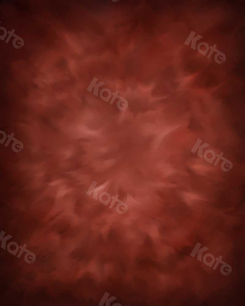 Kate Abstract Iron Oxide Red Textured Backdrop Designed by GQ -UK