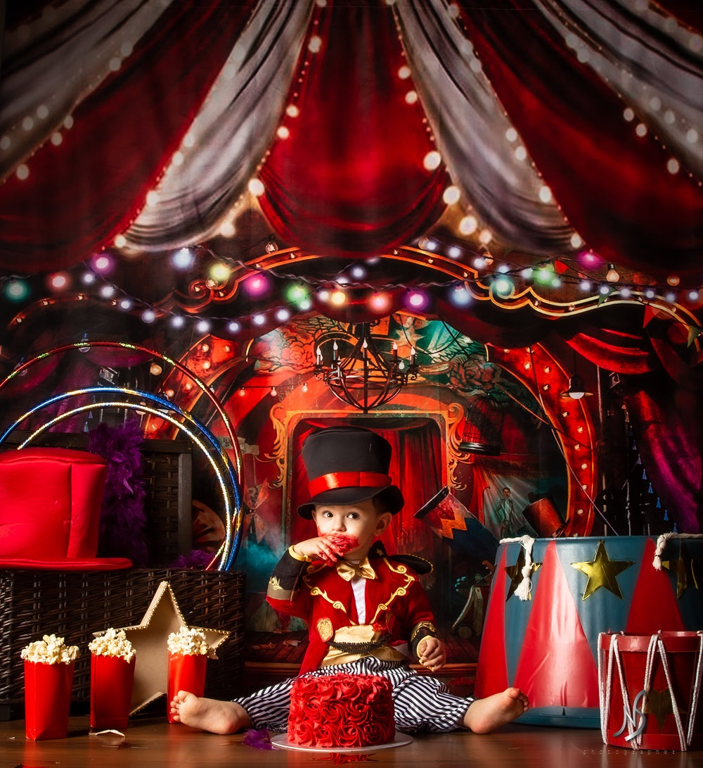 Kate Circus Backdrop Designed by Rosabell Photography -UK