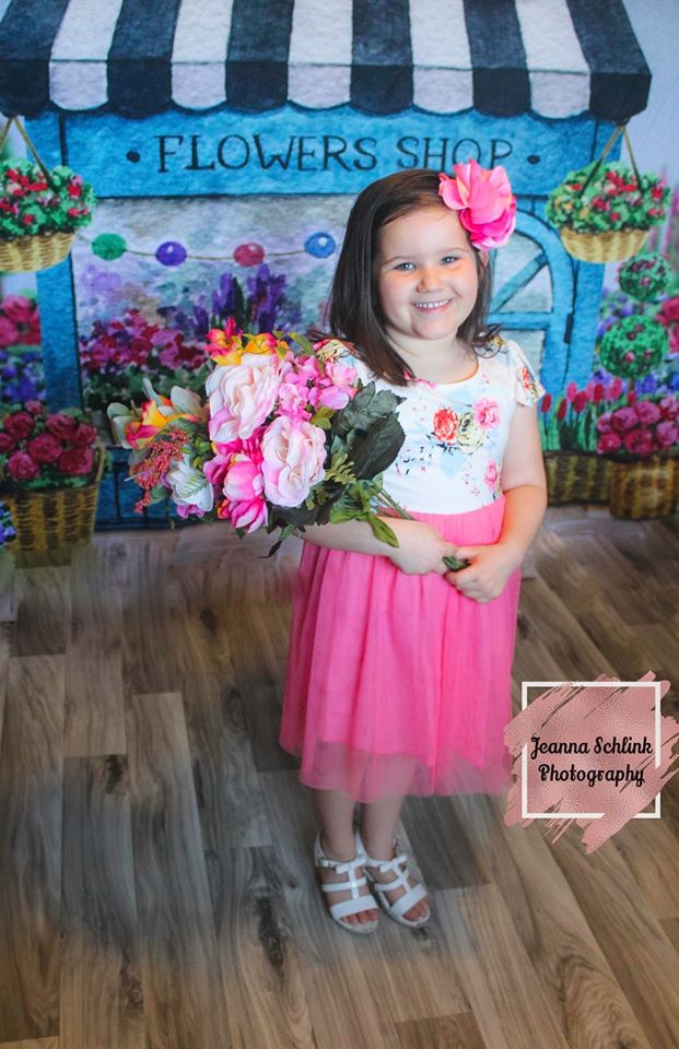 Kate Spring Flower Shop Backdrop Designed By Claire -UK
