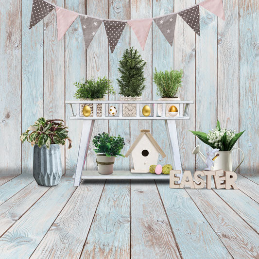 Kate Easter Flower Decoration Wood Backdrop Designed By Claire -UK