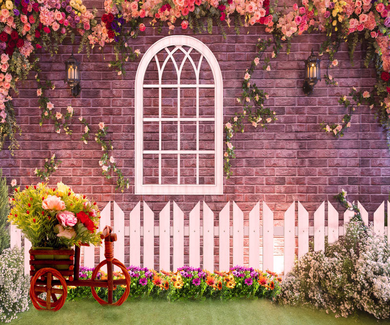 Kate Spring Garden Floral Backdrop Designed By Victoria -UK