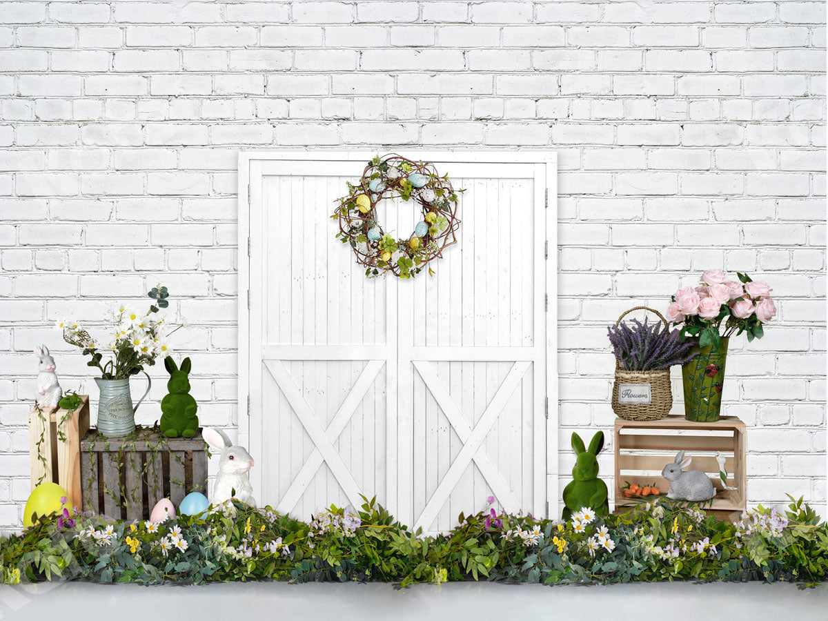 Spring\Easter Decorations Barn Door Backdrop