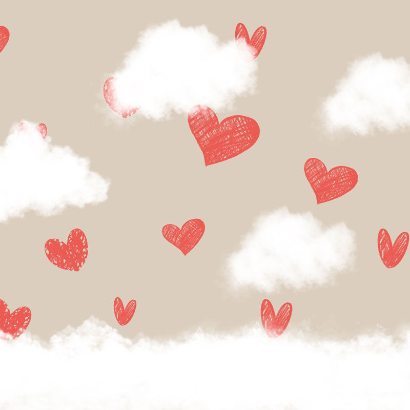 Kate Valentine's Day Red Hearts Backdrop Designed By Jerry_Sina -UK