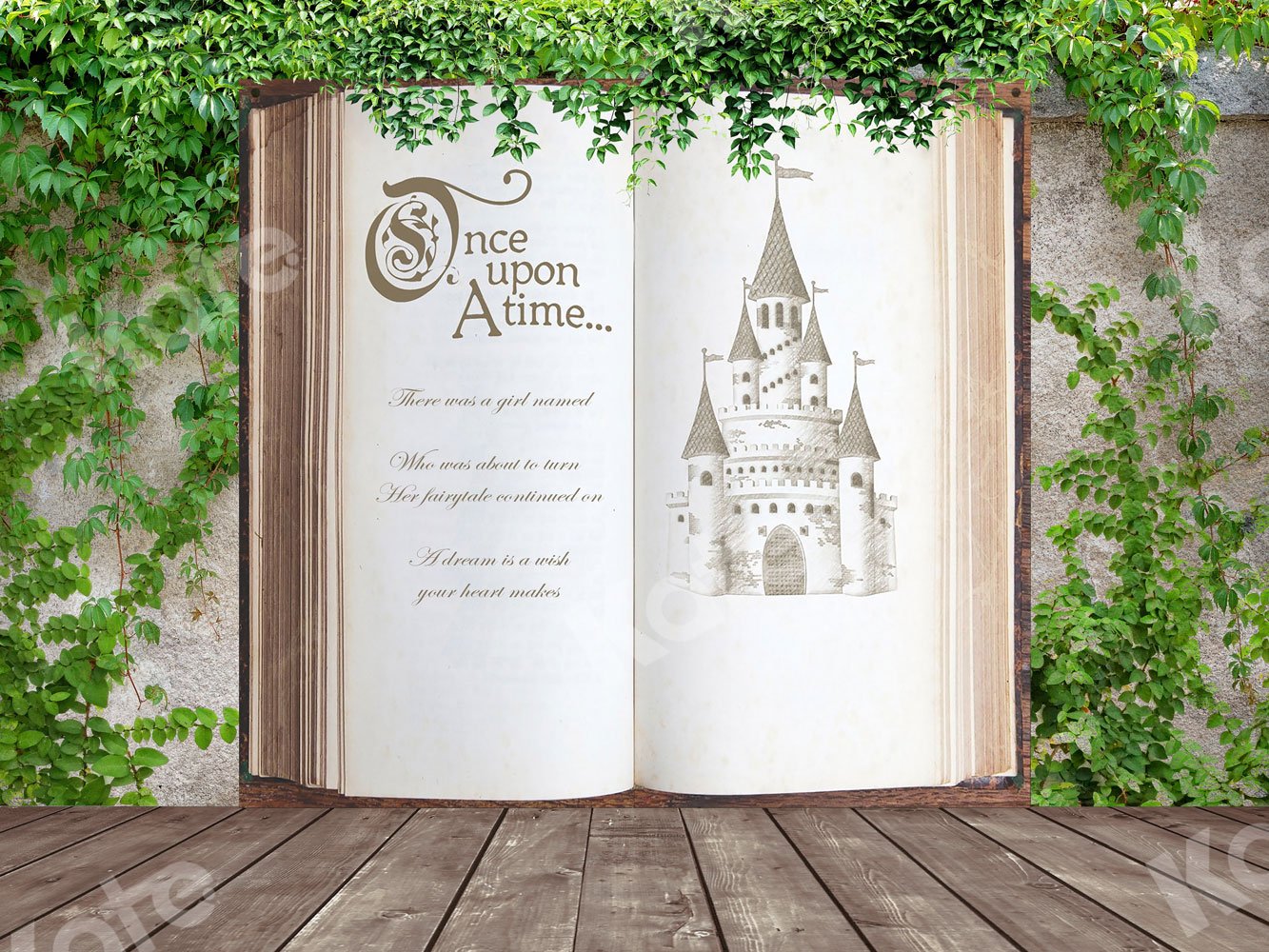 Kate Fairy Tale Backdrop Castle Book Story Designed By JS Photography -UK