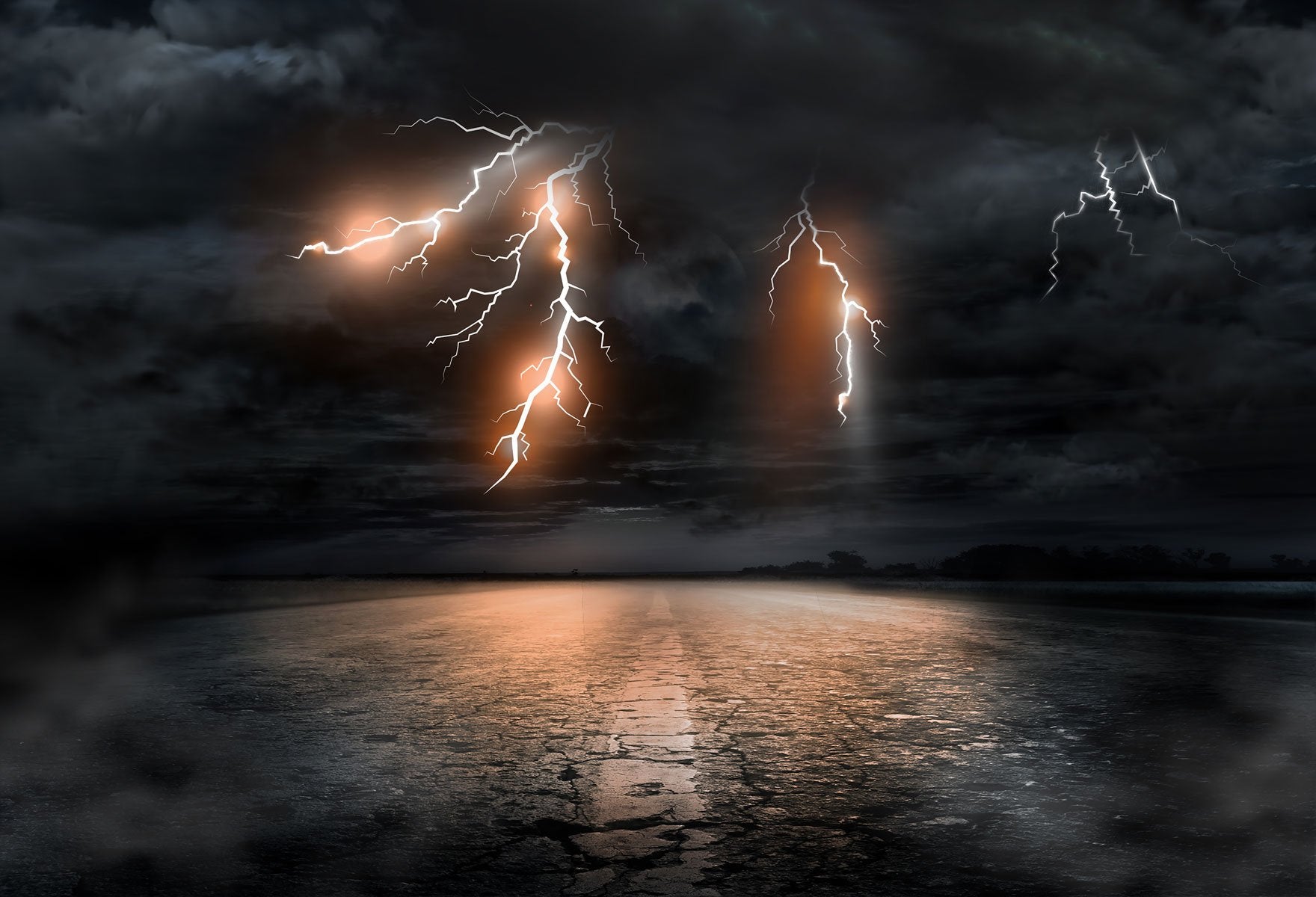 Kate Dark Sky Road Backdrop for Sports Photography designed by Jerry_Sina -UK