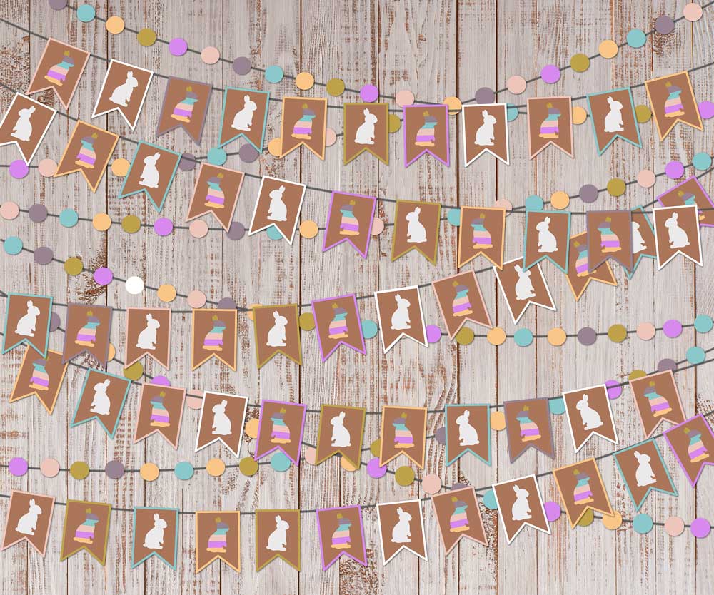 Kate Easter Wood with Rabbit Decoration Backdrop for Photography designed by Jerry_Sina -UK